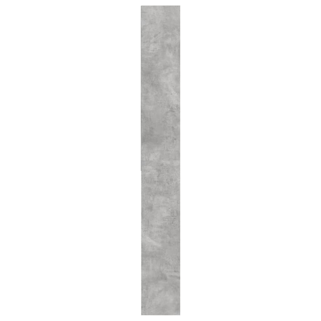 VidaXL Wasmachinekast 64x24x190 cm betongrijs