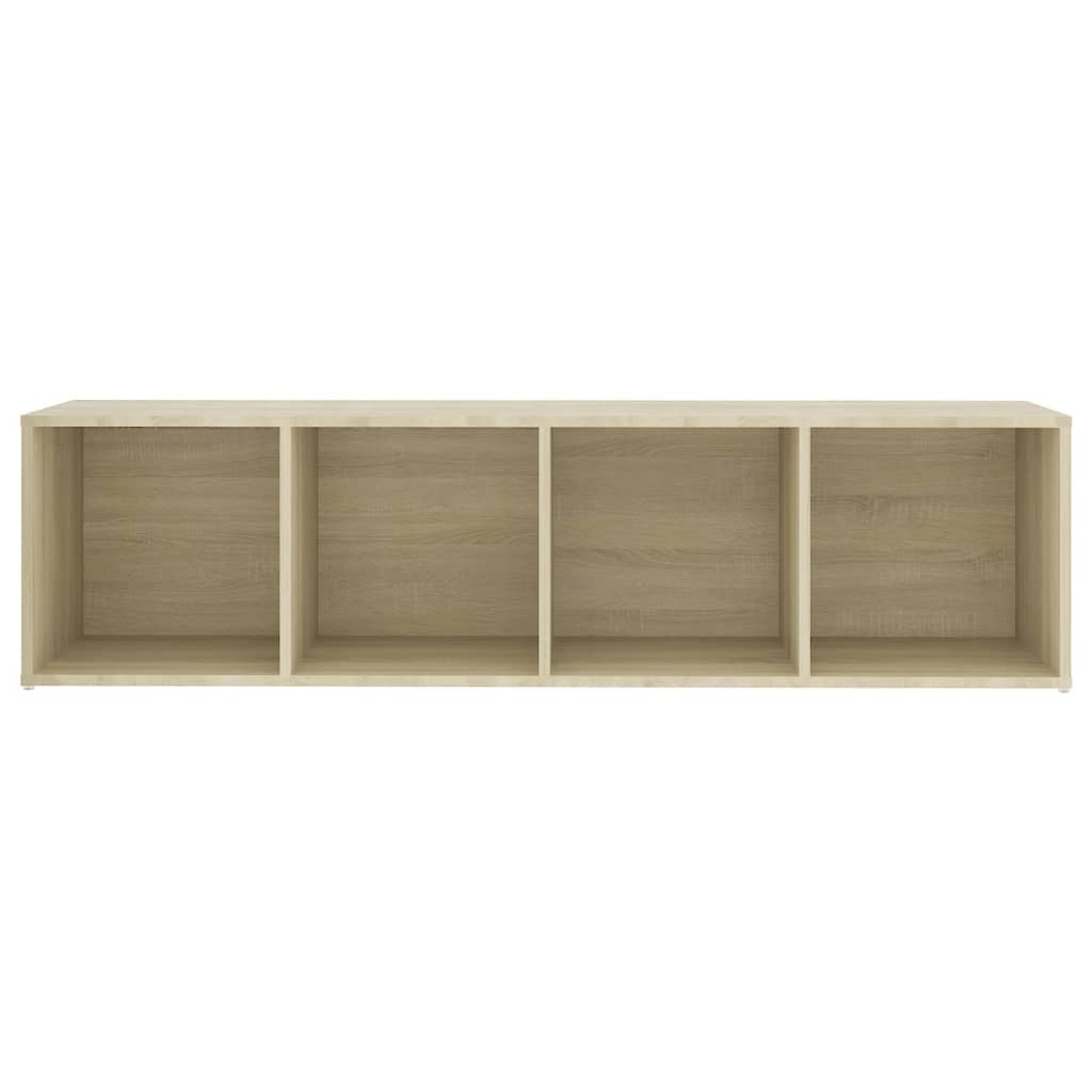 vidaXL Tv-meubel 142,5x35x36,5 cm spaanplaat sonoma eikenkleurig