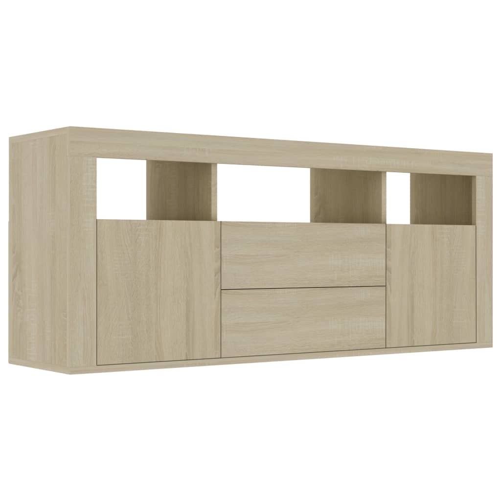 vidaXL Tv-meubel 120x30x50 cm spaanplaat sonoma eikenkleurig