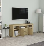 vidaXL Tv-meubel 120x30x50 cm spaanplaat sonoma eikenkleurig