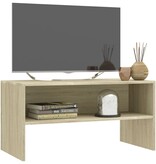 vidaXL Tv-meubel 80x40x40 cm bewerkt hout sonoma eikenkleurig