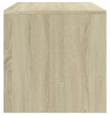 vidaXL Tv-meubel 80x40x40 cm bewerkt hout sonoma eikenkleurig