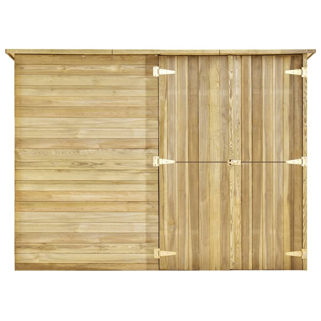 Tuinschuur 232x110x170 cm geïmpregneerd grenenhout