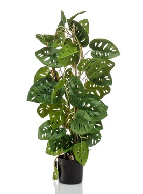 vidaXL Kunstplant in pot Monkey monstera 75 cm