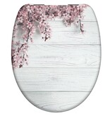 vidaXL Toiletbril met soft-close FLOWERS & WOOD