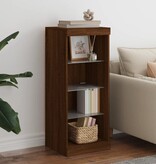 VidaXL Dressoir met LED-verlichting 41x37x100 cm bruineikenkleurig