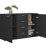 VidaXL Dressoir 120x35,5x75 cm bewerkt hout grijs