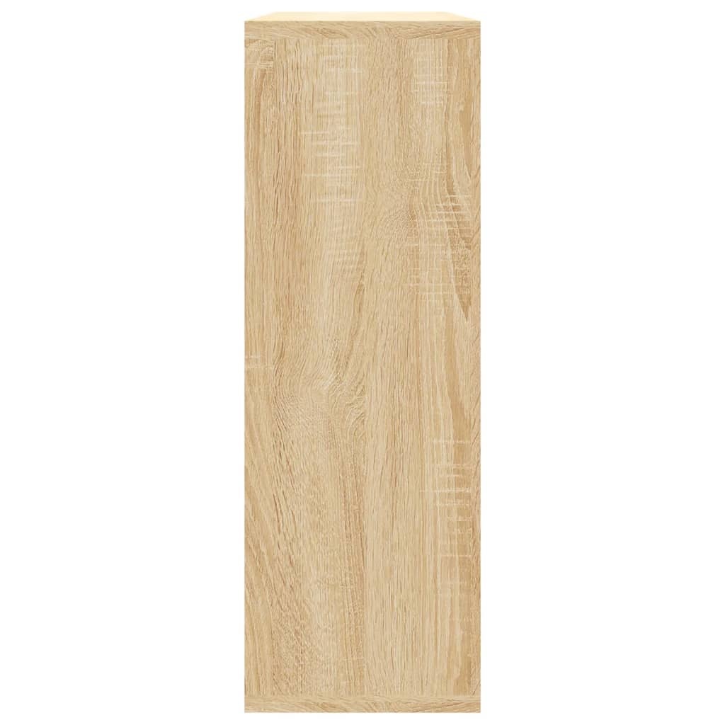 vidaXL Wandschappen 104x20x58,5 cm bewerkt hout sonoma eikenkleurig