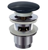 vidaXL Afvoerplug Design 1¼"x65 mm zwart