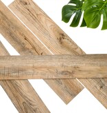 vidaXL Planken hout-look gerecycled eikenhout vintagebruin