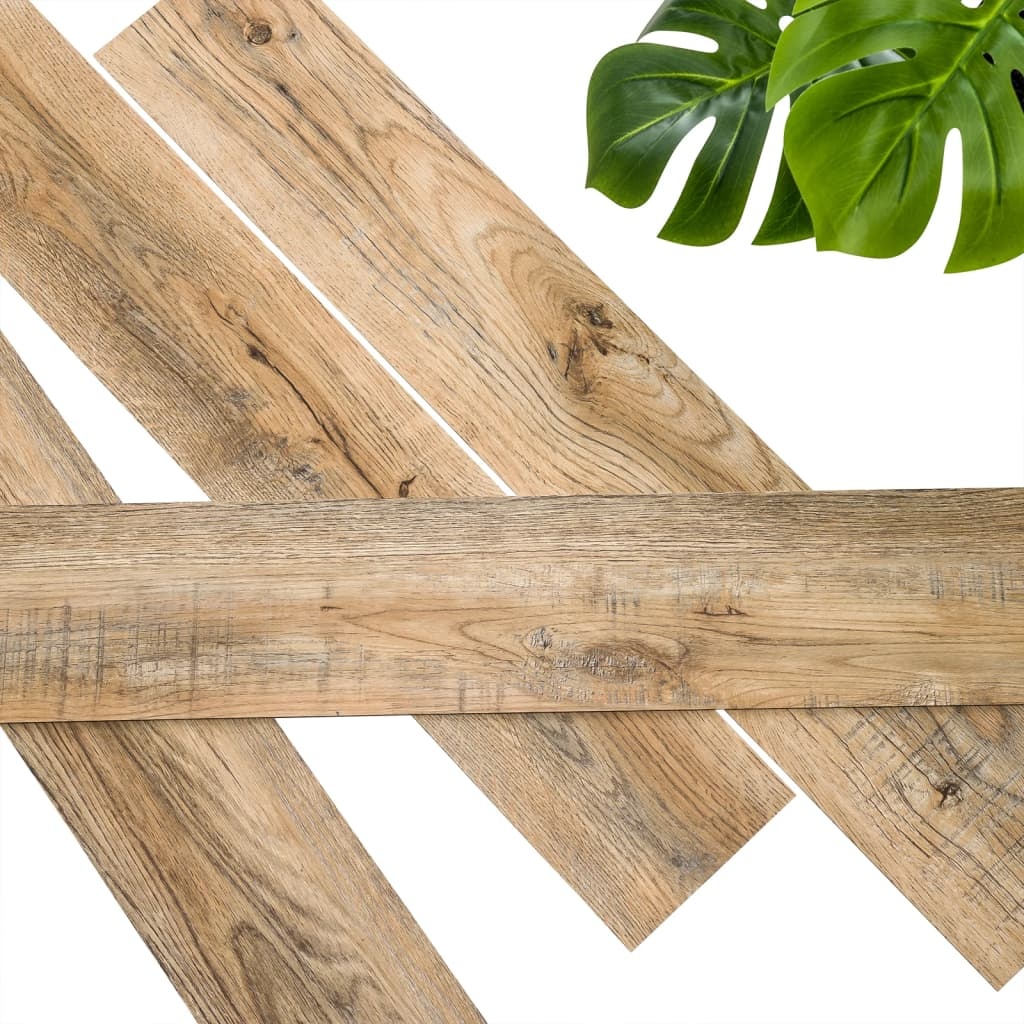 vidaXL Planken hout-look gerecycled eikenhout vintagebruin