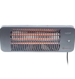 vidaXL Wandverwarmer Lugo 2000 W quartz grijs