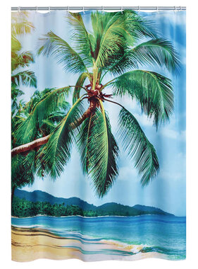 vidaXL Douchegordijn Palm Beach 180x200 cm