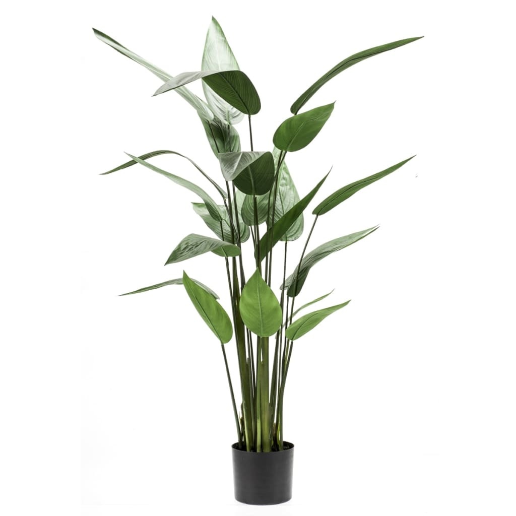 vidaXL Kunstplant heliconia plant groen 125 cm 419837