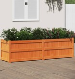 VidaXL Plantenbak 180x50x50 cm massief grenenhout wasbruin