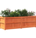 VidaXL Plantenbak 150x50x50 cm massief grenenhout wasbruin