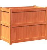 VidaXL Plantenbak 90x50x70 cm massief grenenhout wasbruin