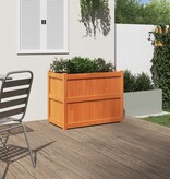 VidaXL Plantenbak 90x50x70 cm massief grenenhout wasbruin