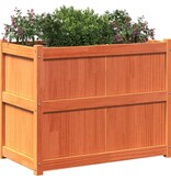 VidaXL Plantenbak 90x50x70 cm massief grenenhout wasbruin
