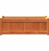 VidaXL Plantenbak 90x31x31 cm massief grenenhout wasbruin