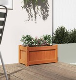 VidaXL Plantenbak 60x31x31 cm massief grenenhout wasbruin