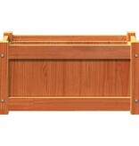 VidaXL Plantenbak 60x31x31 cm massief grenenhout wasbruin