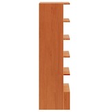 VidaXL Schoenenkast 52x30x104 cm massief grenenhout wasbruin