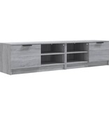 vidaXL Tv-meubelen 2 st 80x35x36,5 cm bewerkt hout grijs sonoma eiken