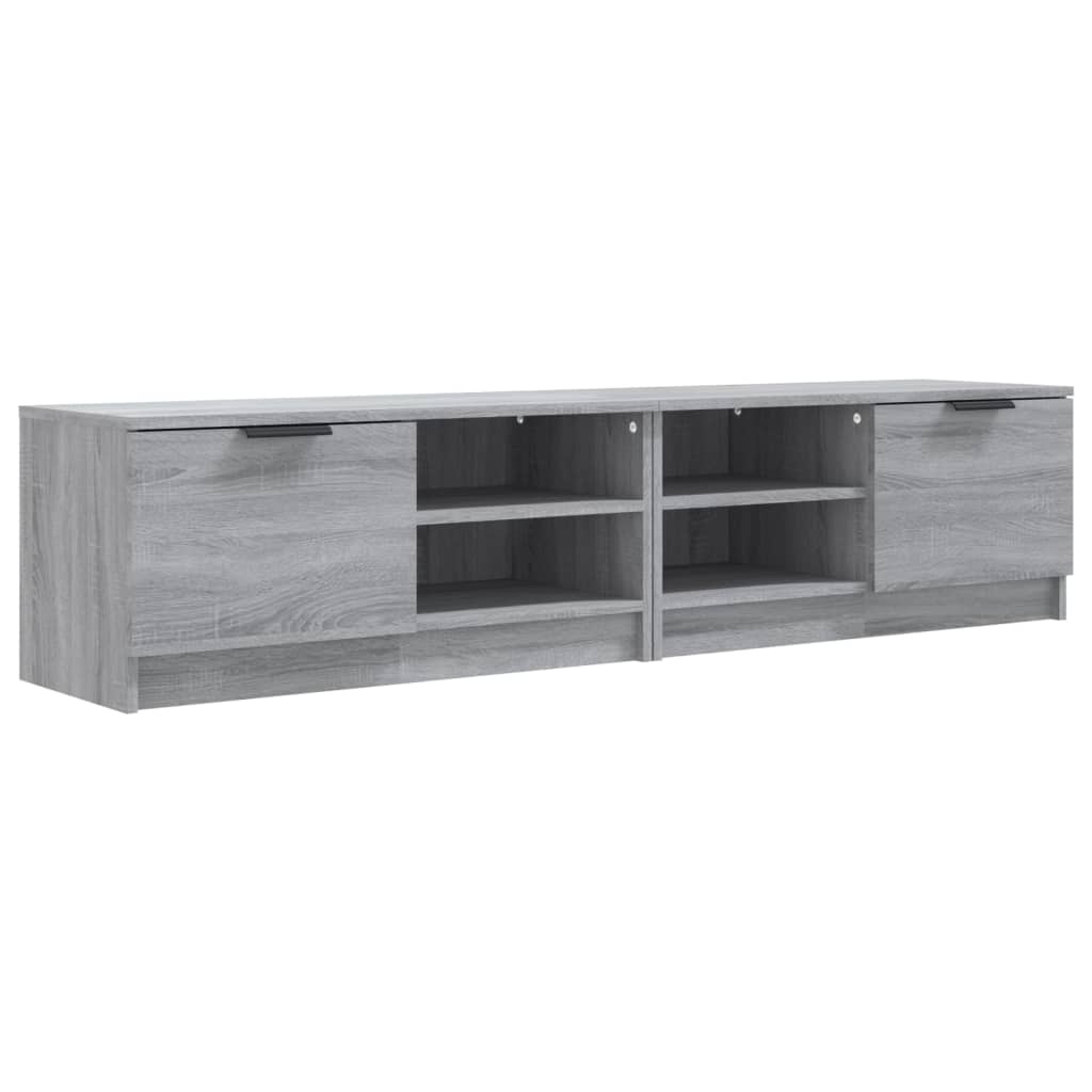 VidaXL Tv-meubelen 2 st 80x35x36,5 cm bewerkt hout grijs sonoma eiken