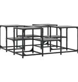 VidaXL Salontafel 91x91x40 cm bewerkt hout grijs sonoma eikenkleurig