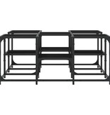 VidaXL Salontafel 91x91x40 cm bewerkt hout zwart