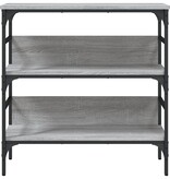 VidaXL Wandtafel 75x32x75 cm bewerkt hout grijs sonoma eikenkleurig