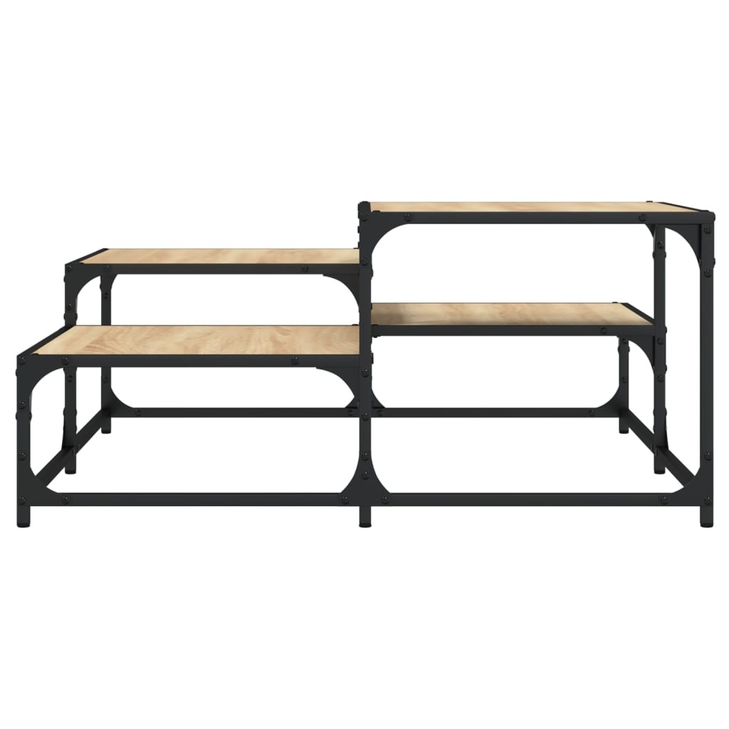 VidaXL Salontafel 87,5x87,5x40 cm bewerkt hout sonoma eikenkleurig
