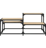 VidaXL Salontafel 87,5x87,5x40 cm bewerkt hout sonoma eikenkleurig