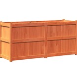 VidaXL Plantenbak 150x50x70 cm massief grenenhout wasbruin