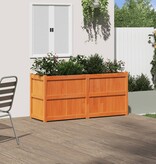 VidaXL Plantenbak 150x50x70 cm massief grenenhout wasbruin