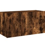 VidaXL Tv-wandmeubel met LED-verlichting 80x35x41 cm gerookt eiken