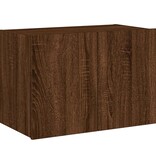 VidaXL Tv-wandmeubel met LED-verlichting 60x35x41 cm bruineikenkleurig