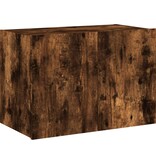 VidaXL Tv-wandmeubel met LED-verlichting 60x35x41 cm gerookt eiken