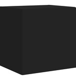 VidaXL Tv-wandmeubel met LED-verlichting 40,5x35x40 cm zwart
