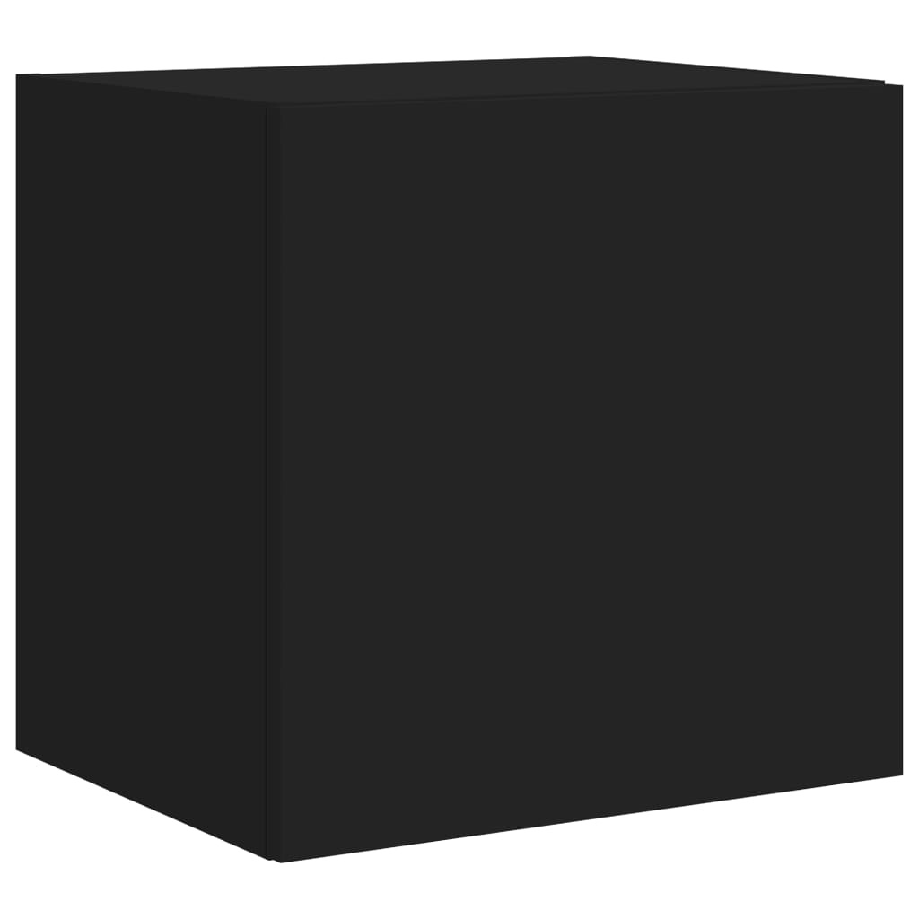 VidaXL Tv-wandmeubel met LED-verlichting 40,5x35x40 cm zwart