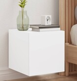VidaXL Tv-wandmeubels met LED-verlichting 2 st 30,5x35x30 cm wit