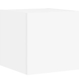 VidaXL Tv-wandmeubel met LED-verlichting 100x35x30 cm wit