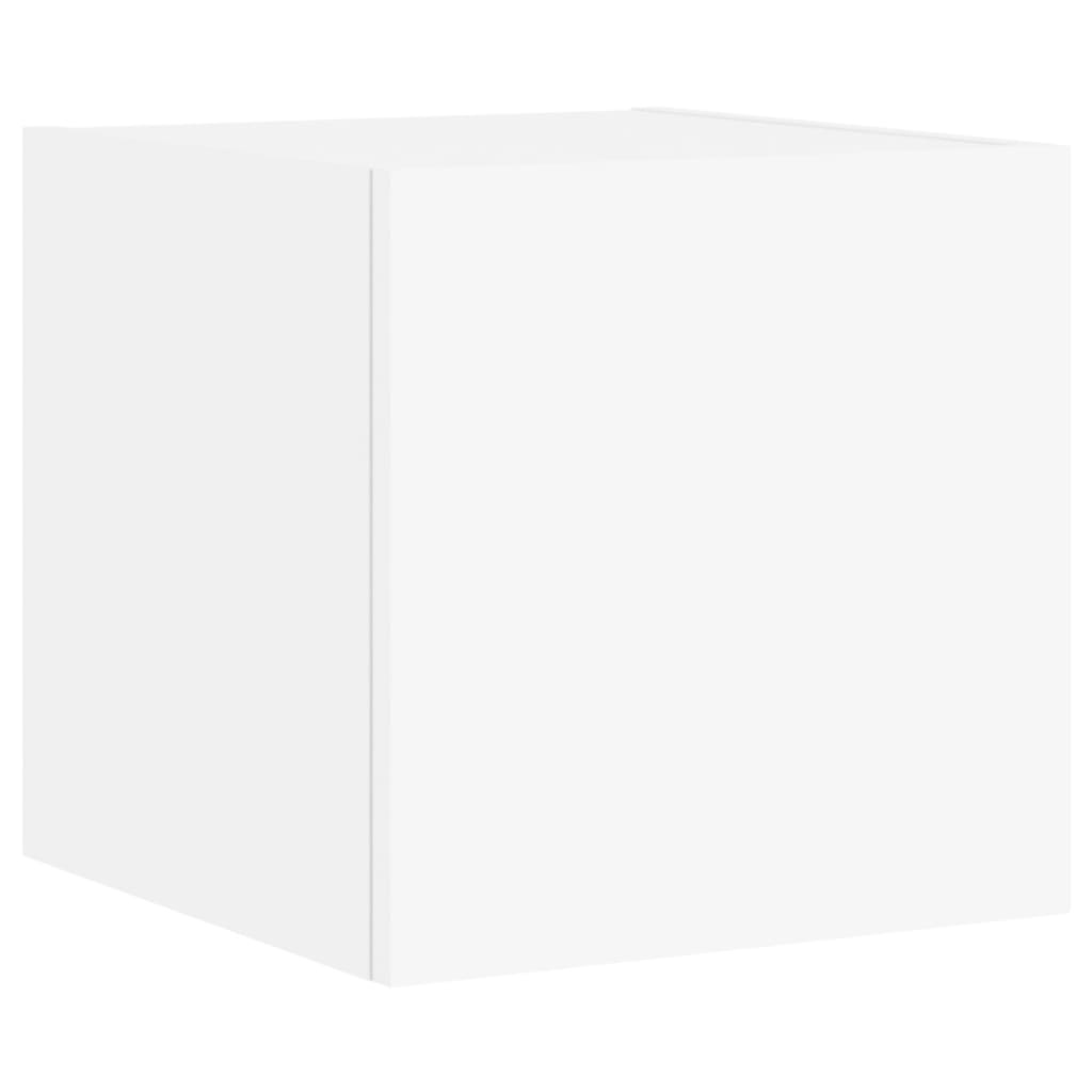 VidaXL Tv-wandmeubel met LED-verlichting 100x35x30 cm wit