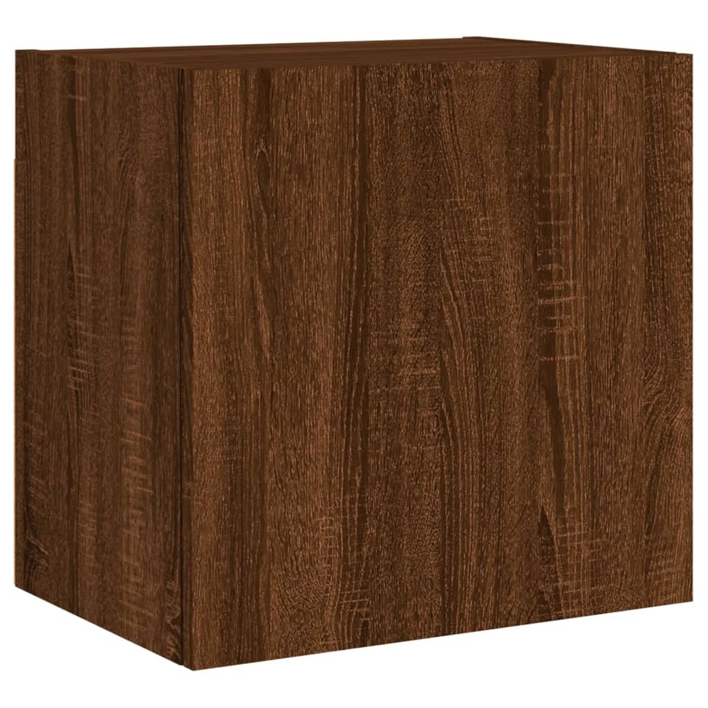 VidaXL Tv-wandmeubel 40,5x30x40 cm bewerkt hout bruineikenkleurig