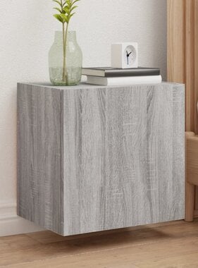 VidaXL Tv-wandmeubels 2 st 40,5x30x40 cm hout grijs sonoma