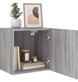 VidaXL Tv-wandmeubels 2 st 40,5x30x40 cm hout grijs sonoma