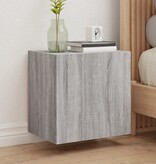 VidaXL Tv-wandmeubel 40,5x30x40 cm bewerkt hout grijs sonoma