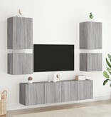 VidaXL Tv-wandmeubel 40,5x30x40 cm bewerkt hout grijs sonoma