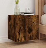 VidaXL Tv-wandmeubels 2 st 40,5x30x40 cm bewerkt hout gerookt eiken